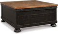 Signature Design by Ashley Lift Top Coffee Table with Storage, Farmhouse